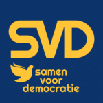 SVD logo - SVD + tekst en vredesduif