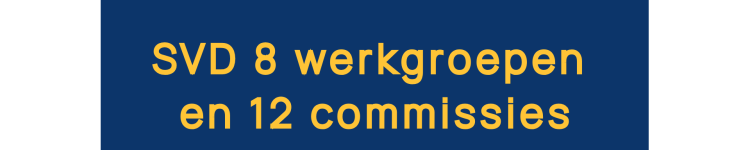 SVD 8 werkgroepen en 12 commissies - titel pop-up